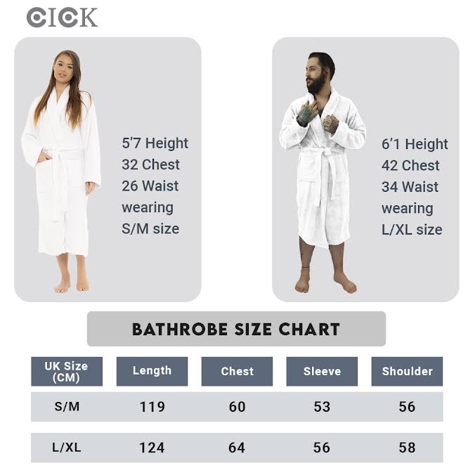 Premium Cotton Bathrobes for Women and Men | Long Women's Bathrobes