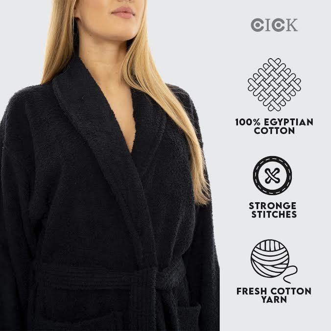 Premium Cotton Bathrobes for Women and Men | Long Women's Bathrobes