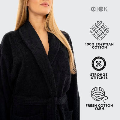 Premium Cotton Bathrobes for Women and Men | Long Women's Bathrobes