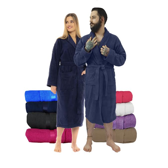 Premium Cotton Bathrobes for Women and Men | Long Women's Bathrobes