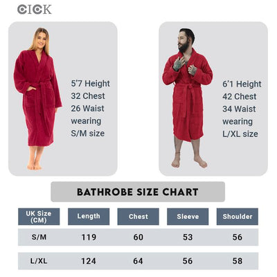 Premium Cotton Bathrobes for Women and Men | Long Women's Bathrobes