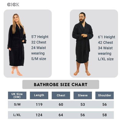 Premium Cotton Bathrobes for Women and Men | Long Women's Bathrobes