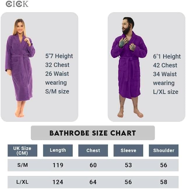 Premium Cotton Bathrobes for Women and Men | Long Women's Bathrobes