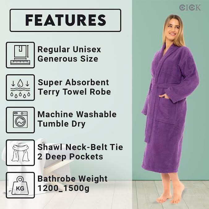 Premium Cotton Bathrobes for Women and Men | Long Women's Bathrobes