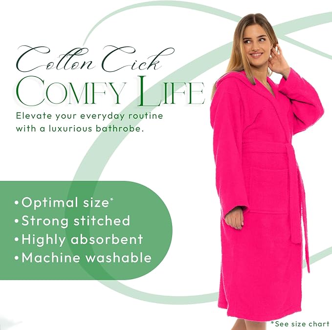 Buy Hooded Bathrobes Online | Comfort & Style for All - Cick