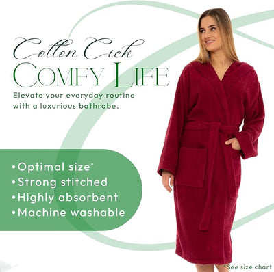 Buy Hooded Bathrobes Online | Comfort & Style for All - Cick