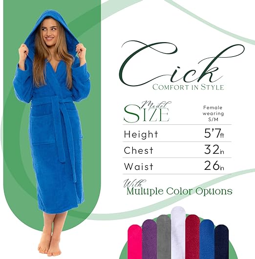 Buy Hooded Bathrobes Online | Comfort & Style for All - Cick