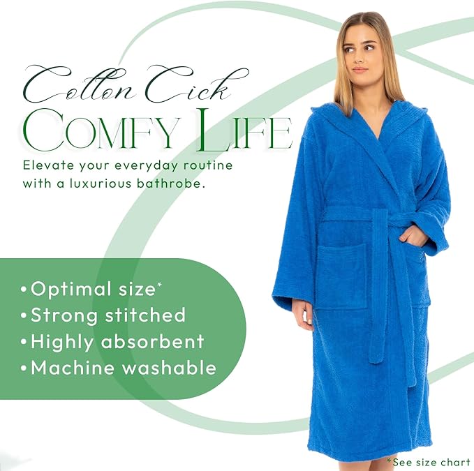 Buy Hooded Bathrobes Online | Comfort & Style for All - Cick