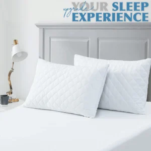 Premium Quality White Cotton Pillow Protectors – 50×75 cm